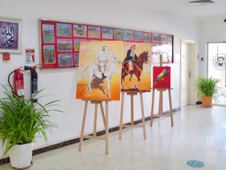 MIS Students Art display